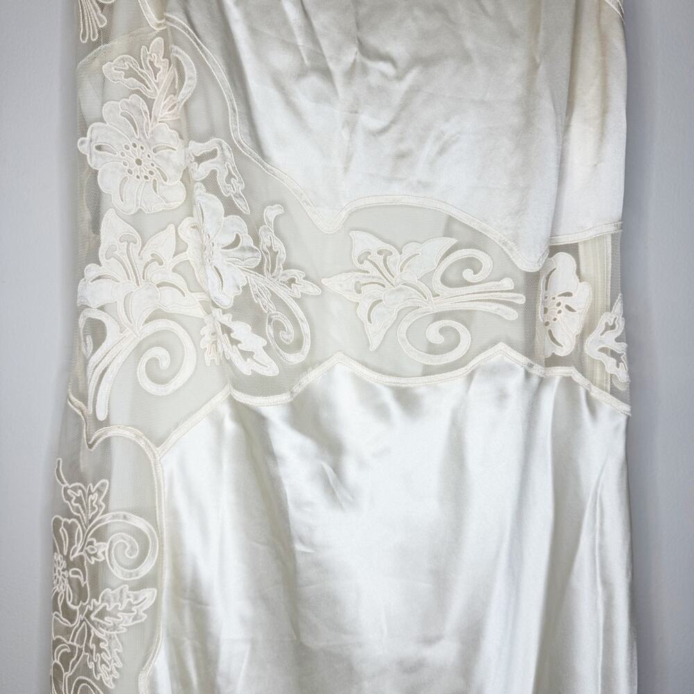 Ulla Johnson Lucienne Ivory Lace Bridal Wedding Midi Dress 10 / Medium - Picture 9 of 11